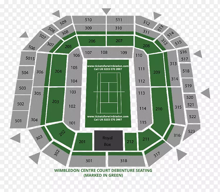 2018年温布尔登锦标赛中心球场2017年温布尔登锦标赛第一球场网球中心-网球