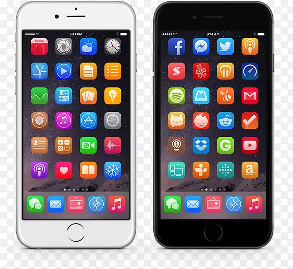 苹果iPhone 7和iPhone 4 iPhone 6加上iCloud iphone se