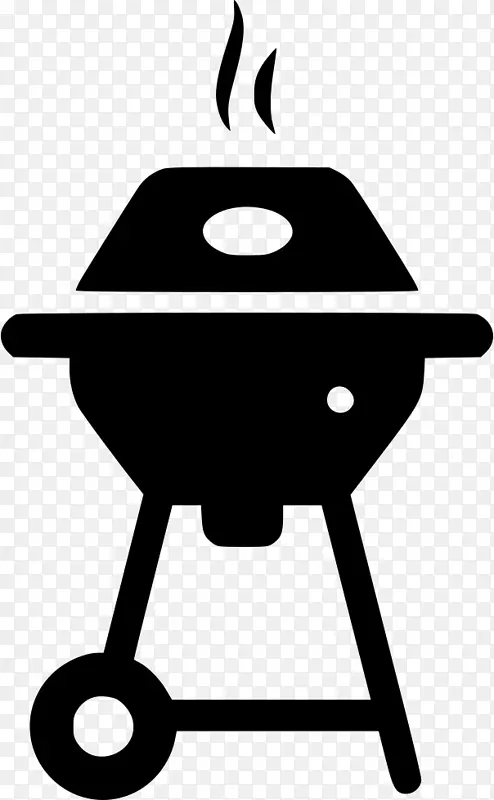 烤肉鸡电脑图标烹饪剪贴画烧烤