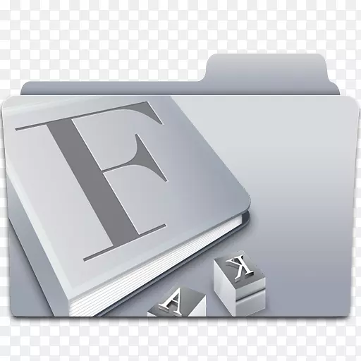 字体簿电脑图标MacOS字体-苹果