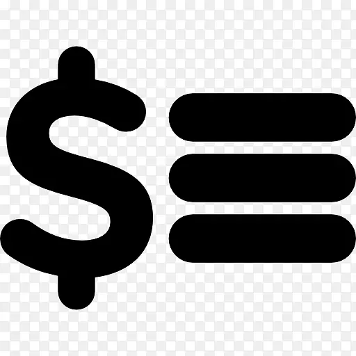 计算机图标阿根廷比索美元签署货币