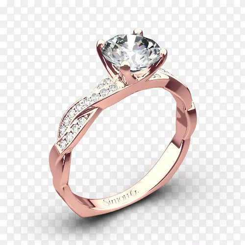 订婚戒指结婚戒指珠宝金结婚戒指