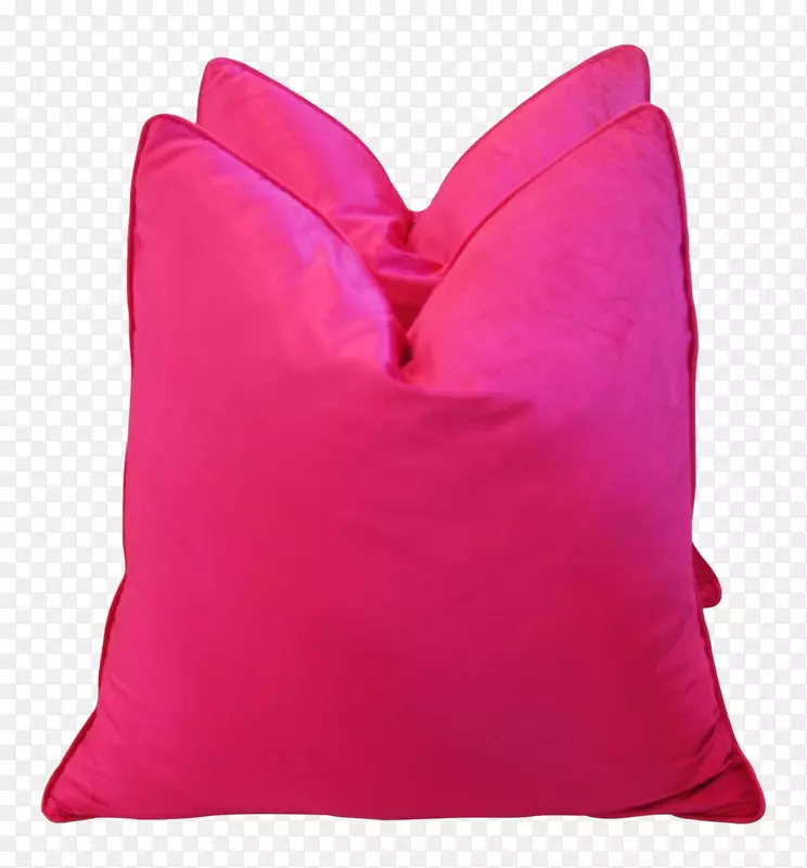靠垫投掷枕头粉红色m-枕头