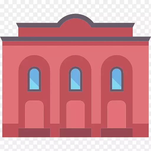 剧院电脑图标艺术博物馆剪辑艺术建筑