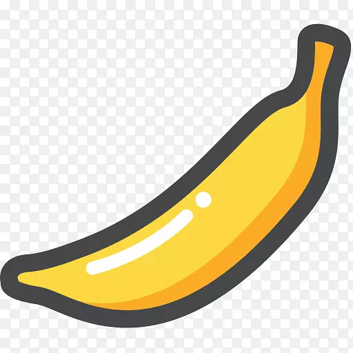 香蕉有机食品素食烹饪电脑图标-香蕉