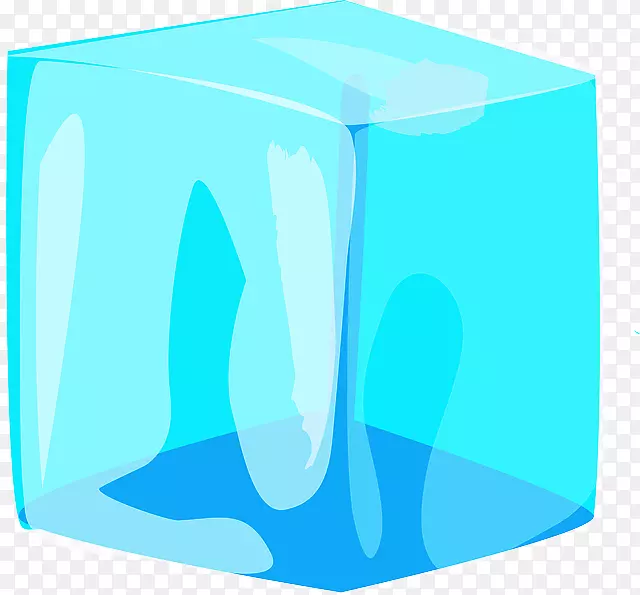 绘制冰块剪贴画-冰