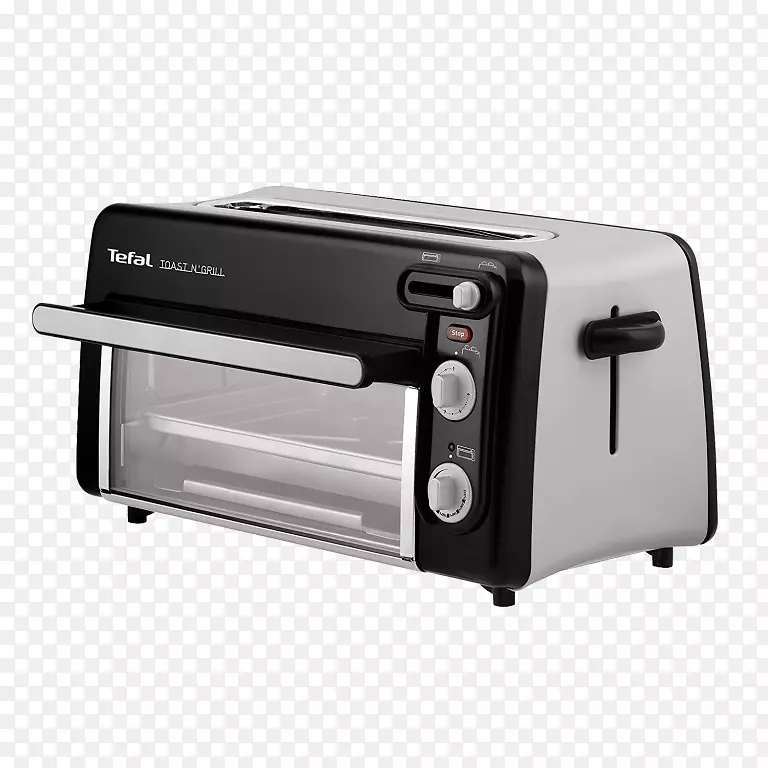 Tefal tl-6008烤面包机烤面包烤肉烤面包n‘grill tl 6008 a 12-电烤箱/烤面包机-1300 w-黑色/无光铝制吐司