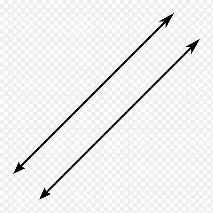 平行线段相交三角形线