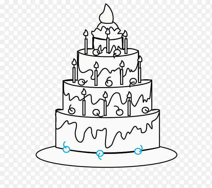 生日蛋糕结婚蛋糕画纸杯蛋糕结婚蛋糕