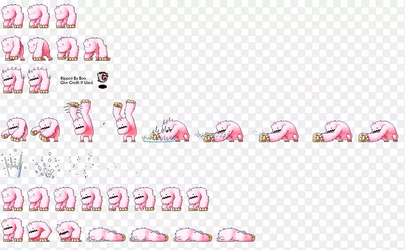 MapleStory徽标雪人字体设计