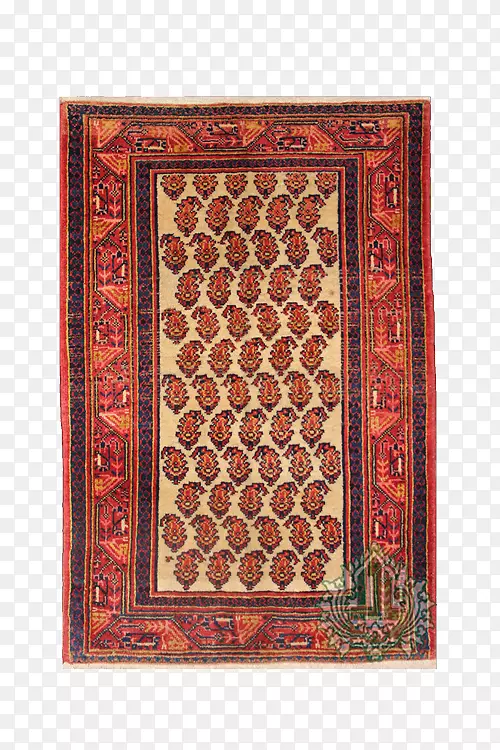 木质染色画框地毯长方形地毯