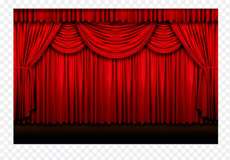 剧院窗帘和舞台窗帘摄影