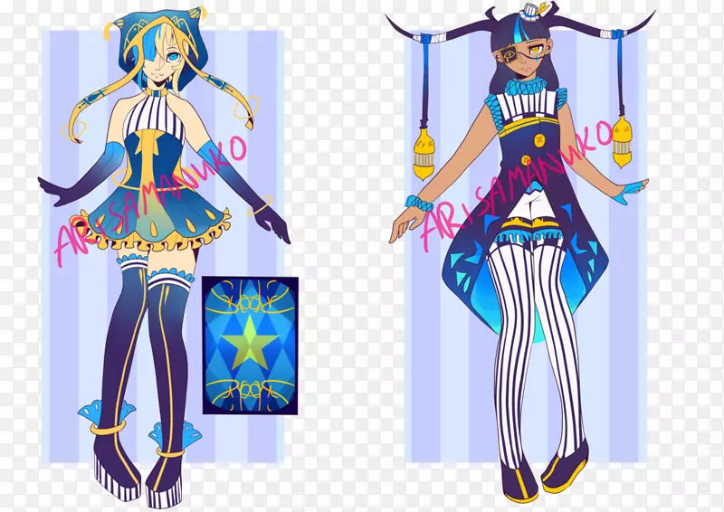 扇形艺术绘画DeviantArtHatsune Miku-人