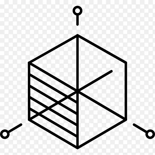 六角分数多边形几何剪贴画