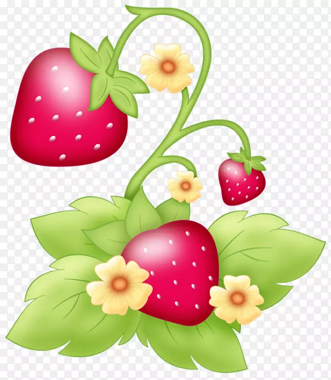 草莓酥饼桌面壁纸-草莓