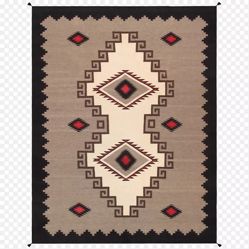 纺织品棕色地毯米黄色长方形地毯