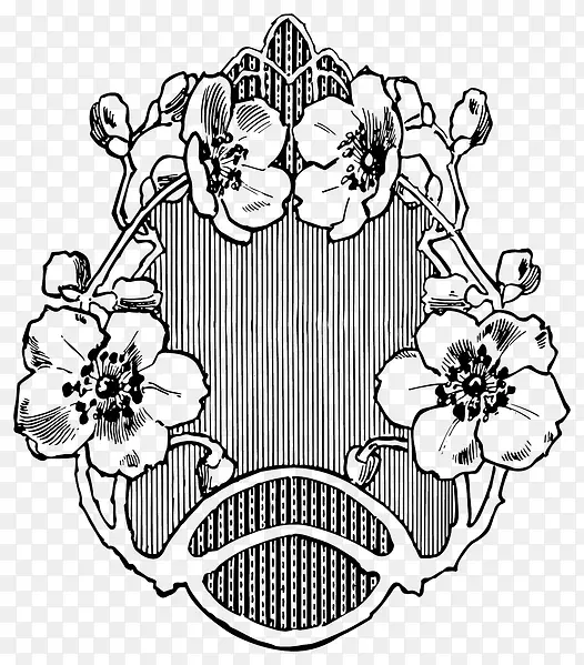 艺术新品画线艺术剪贴画设计