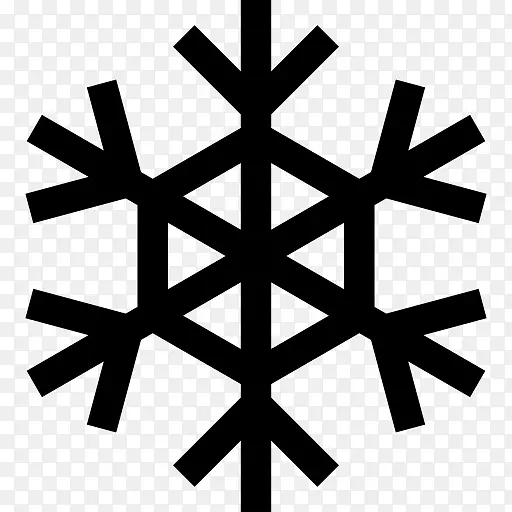 电脑图标冬天雪花-冬天