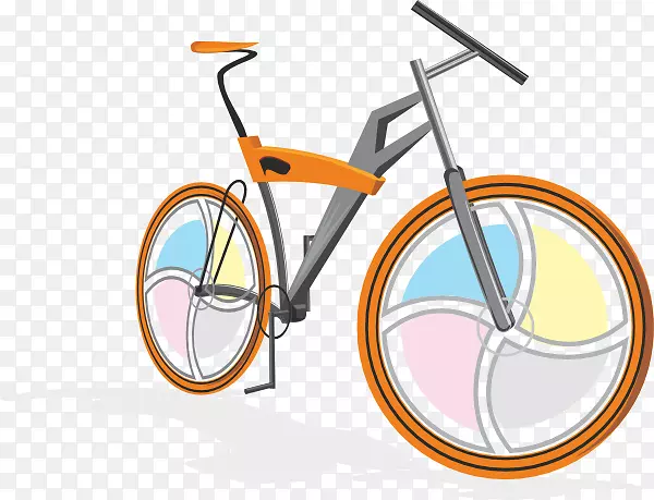 自行车剪贴画：交通剪贴画-自行车