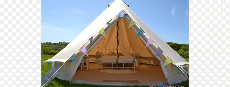 贝尔帐篷迷人的营地野营-营地