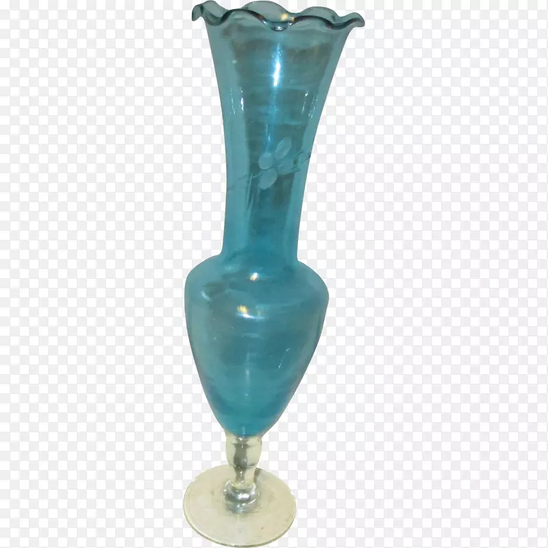 花瓶玻璃绿松石花瓶
