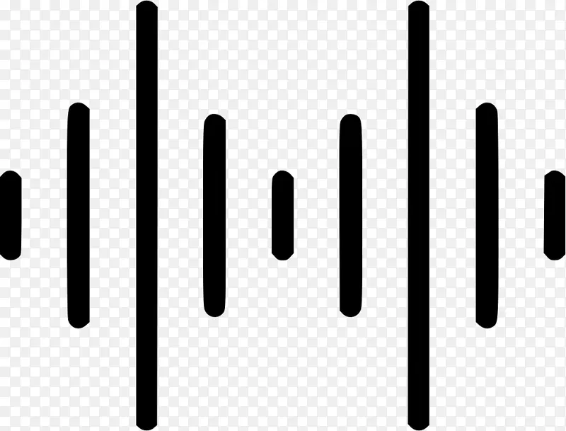 计算机图标波形声波