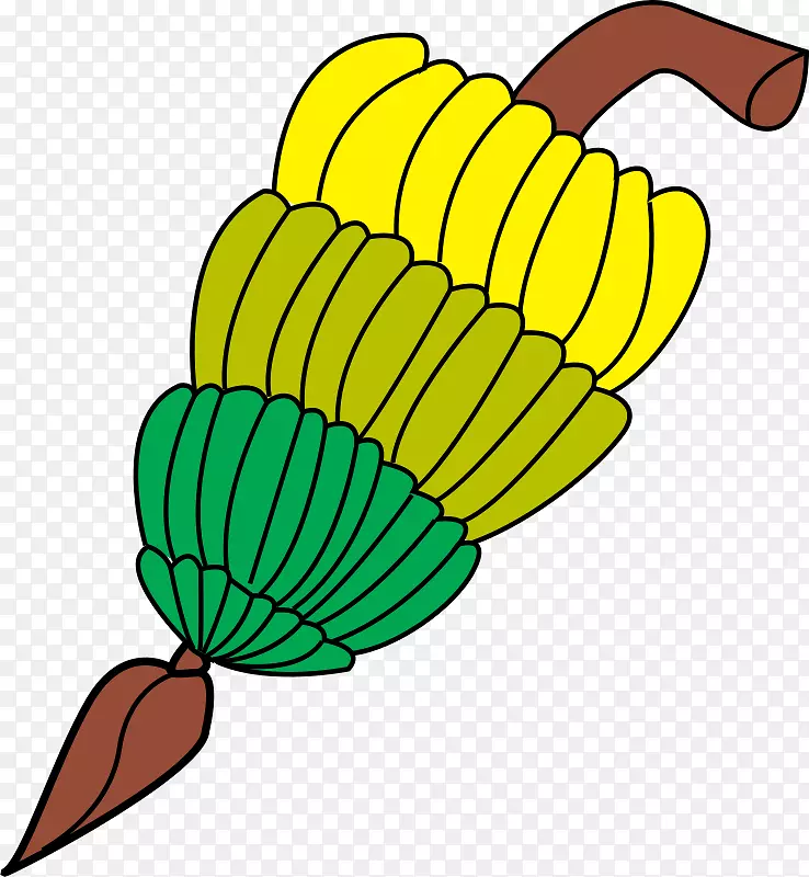 香蕉食品水果剪贴画-香蕉