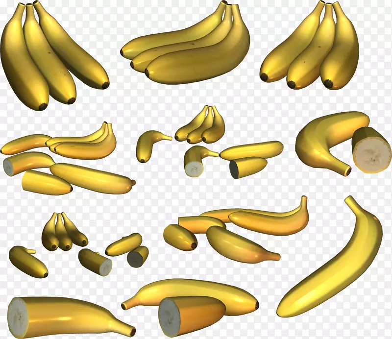 烹饪香蕉剪贴画-香蕉