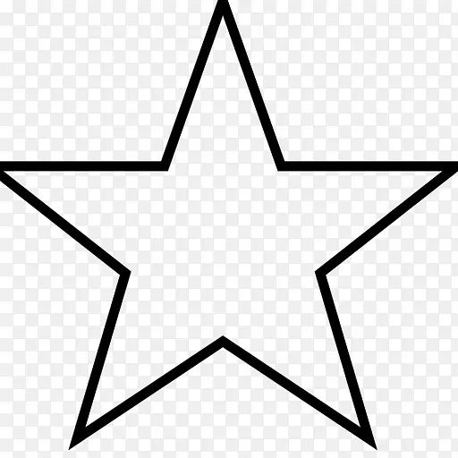艺术文化中的五角星多边形五角星符号-星