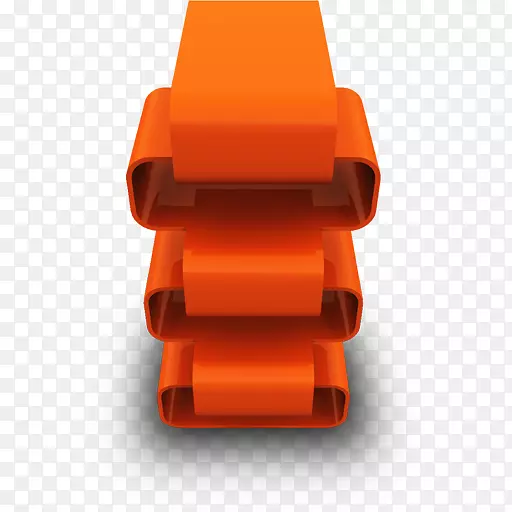 沙发椅，橙色椅
