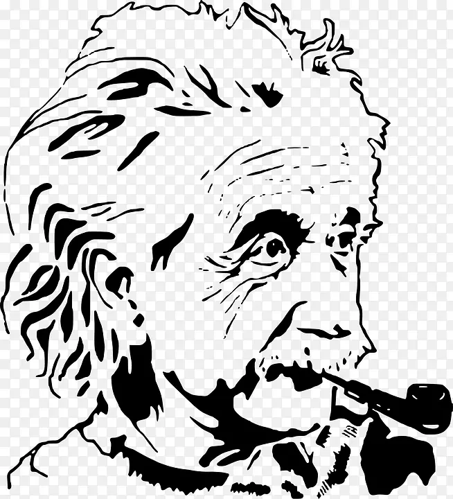 物理学家皮日剪贴画科学家
