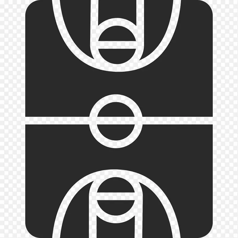 篮球场运动电脑图标-篮球