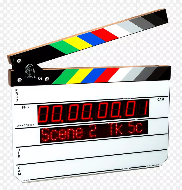 clapperboard SMPTE Timeecode声音Denecke公司