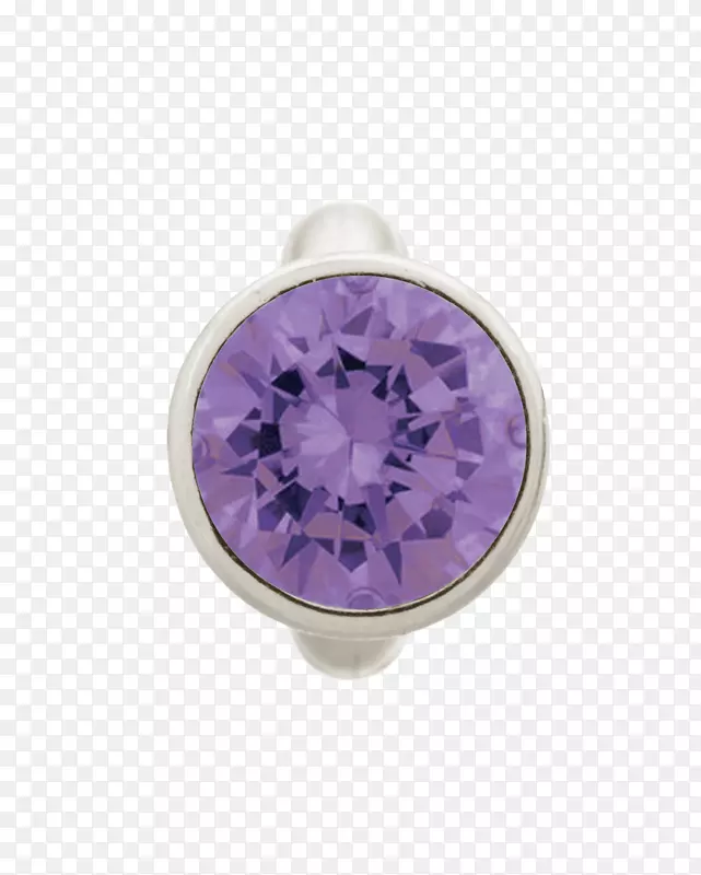 紫水晶手镯耳环珠宝银首饰