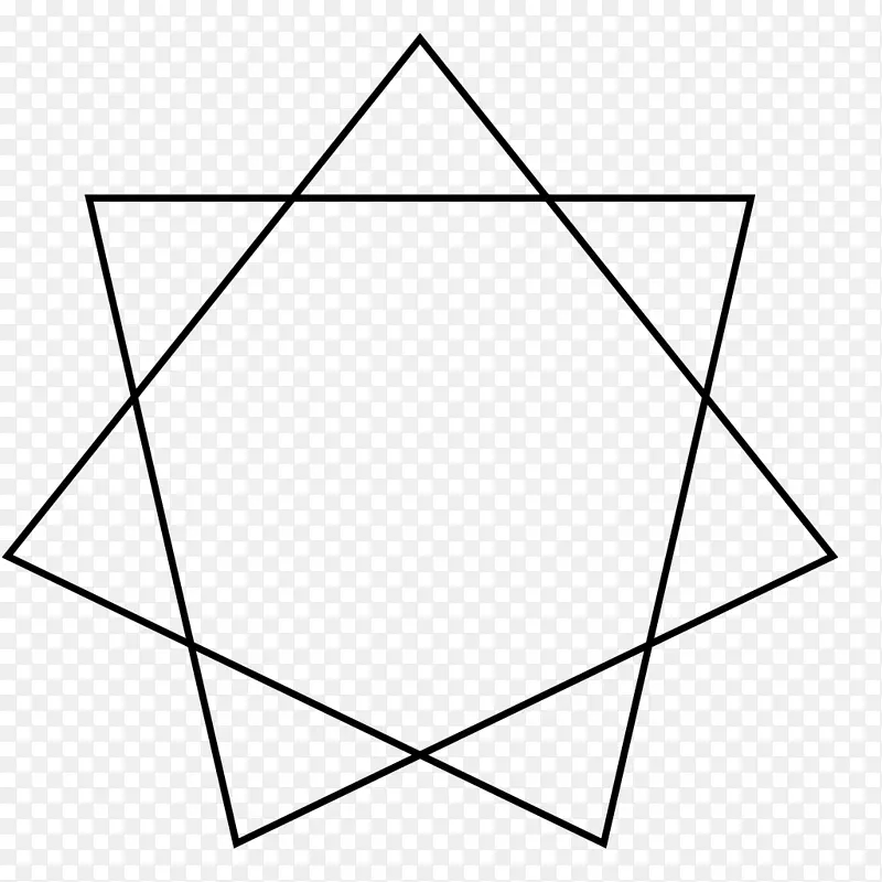 七角星多边形七角几何