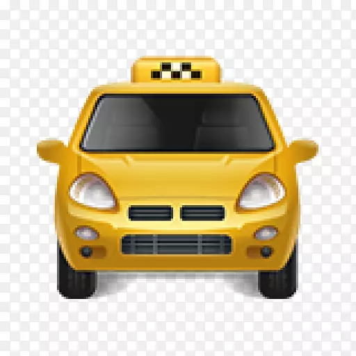 出租车黄色出租车出租电脑图标旅游-出租车