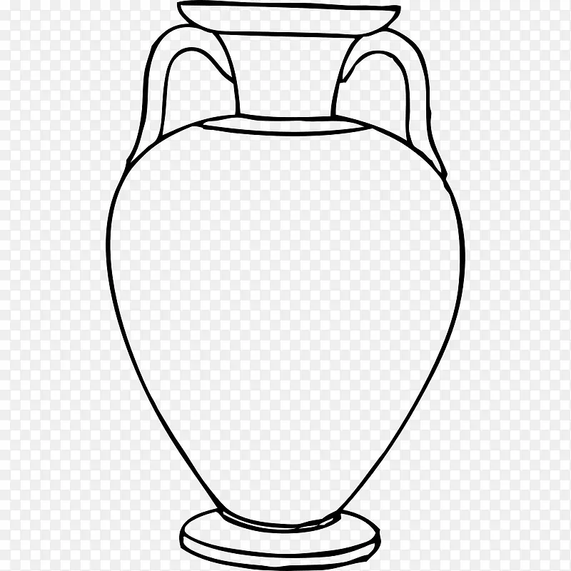 古希腊陶器花瓶夹艺术-希腊