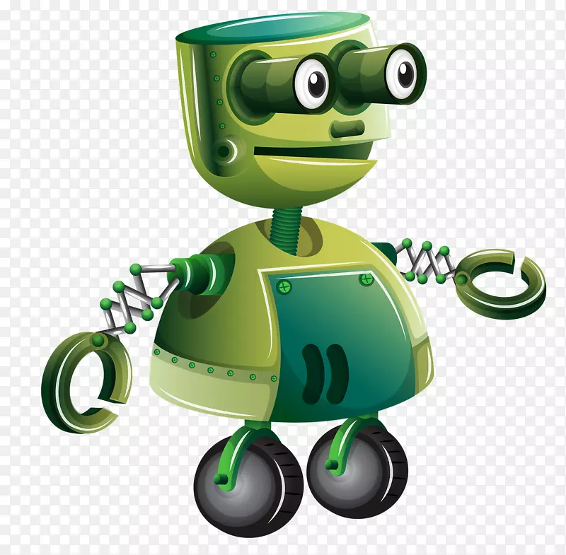 机器人着色书绘制儿童玩具-机器人