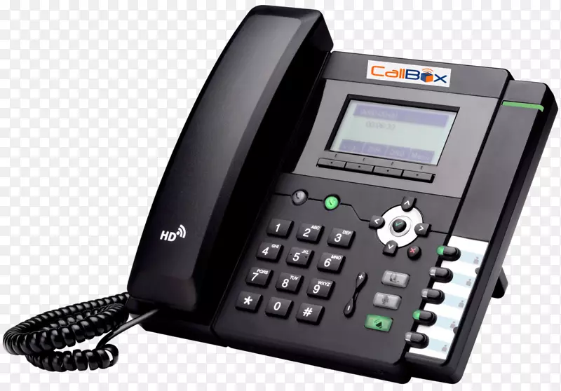 VoIP电话连接voip tiptel htek免费商务电话系统