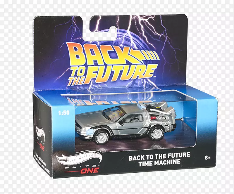 DeLorean时光机回到未来压铸玩具热轮模型汽车热轮