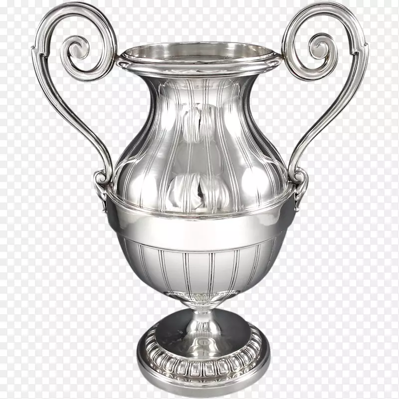 银镀金玻璃花瓶