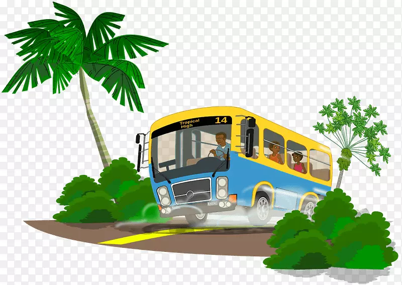 旅游巴士服务旅游短片艺术-巴士