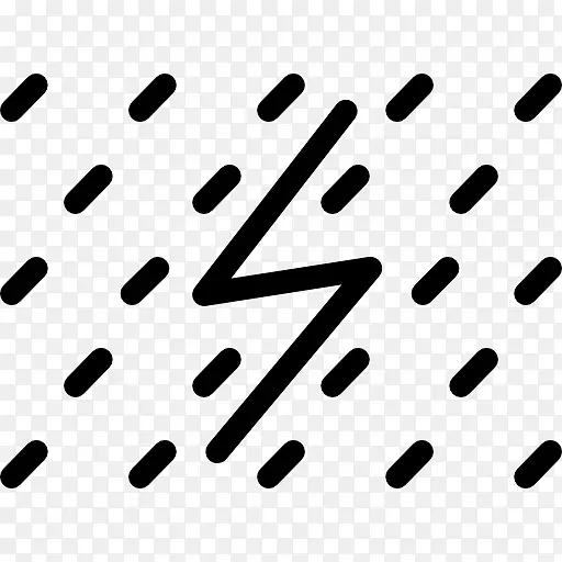 雨气象学天气电脑图标暴雨