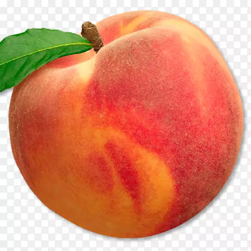 桃子核果食苹果桃子