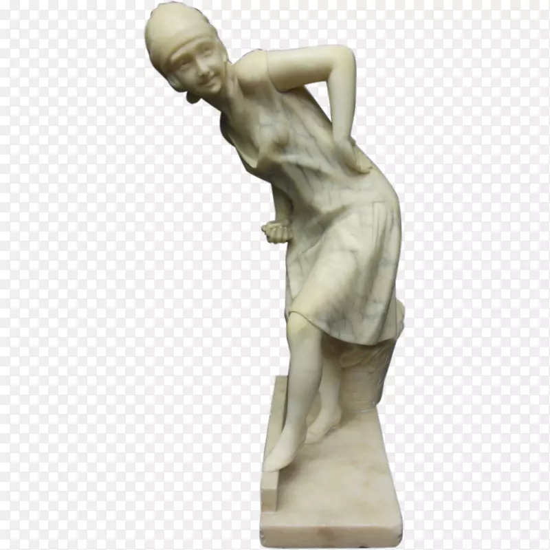 大理石雕塑大卫三个优雅的雕像-绘画