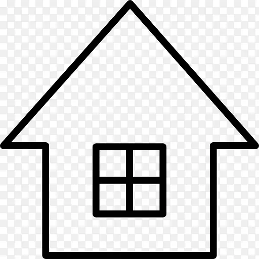 住宅符号家庭电脑图标-房子