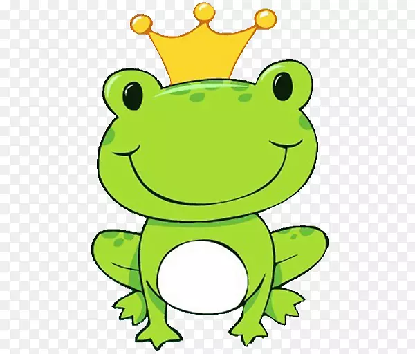 青蛙王子真青蛙普通青蛙剪贴画