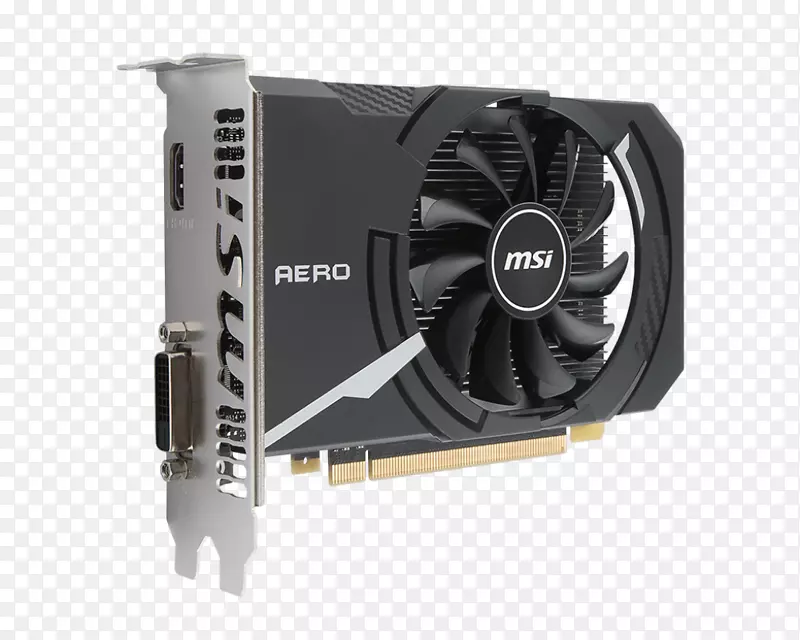 显卡和视频适配器NVIDIA GeForce GT 1030 MSI GeForce GT 1030 airo ITX 2g oc图形卡数字视觉接口-NVIDIA