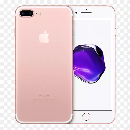 苹果iphone 7加上iphone x电话玫瑰金苹果