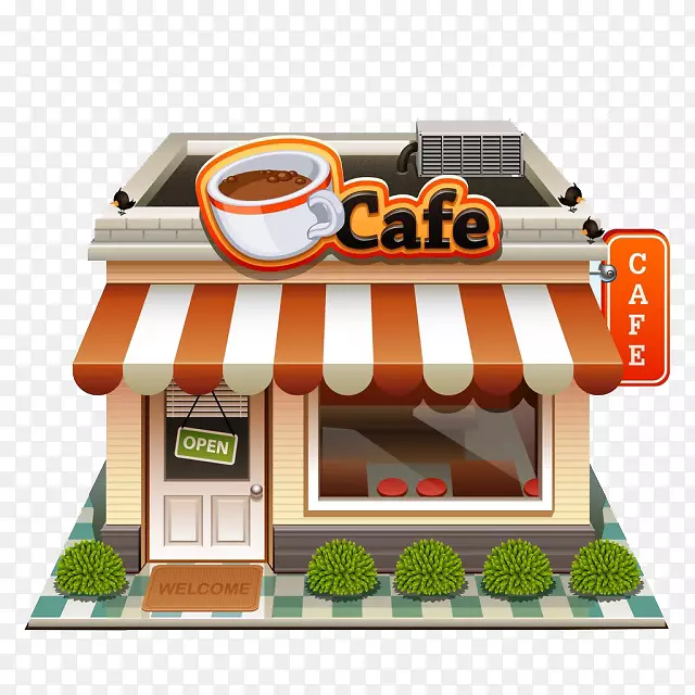 咖啡厅卡布奇诺咖啡餐厅-咖啡